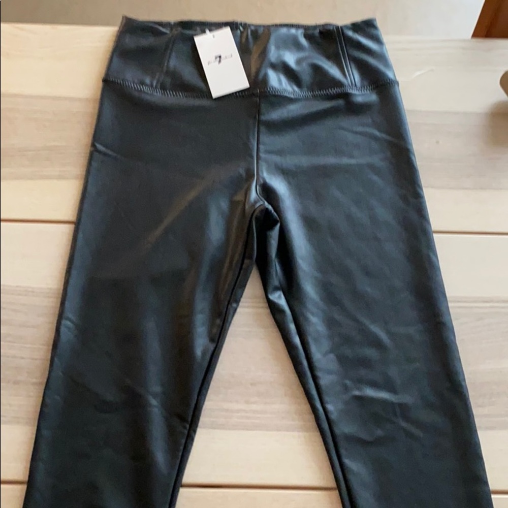 Leather like leggings